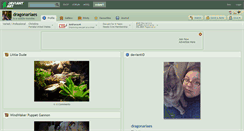Desktop Screenshot of dragonariaes.deviantart.com