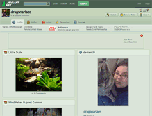 Tablet Screenshot of dragonariaes.deviantart.com