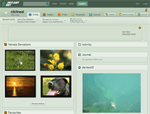 Tablet Screenshot of nikiineal.deviantart.com