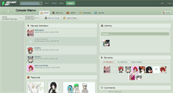 Desktop Screenshot of console-wars.deviantart.com