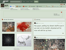 Tablet Screenshot of gosai.deviantart.com