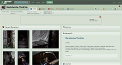Desktop Screenshot of blackmamba-thebride.deviantart.com