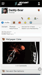 Mobile Screenshot of daddy-bear.deviantart.com