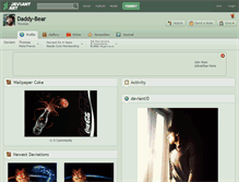 Tablet Screenshot of daddy-bear.deviantart.com