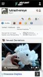 Mobile Screenshot of lutrasilvereye.deviantart.com