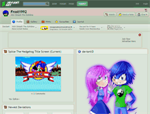 Tablet Screenshot of frost1992.deviantart.com