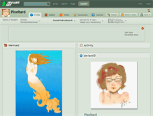 Tablet Screenshot of pixeltard.deviantart.com
