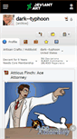 Mobile Screenshot of dark--typhoon.deviantart.com