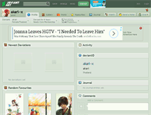 Tablet Screenshot of akari--x.deviantart.com