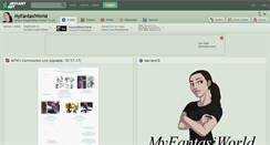 Desktop Screenshot of myfantasiworld.deviantart.com
