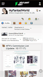 Mobile Screenshot of myfantasiworld.deviantart.com