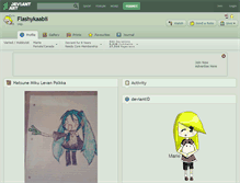 Tablet Screenshot of flashykaabii.deviantart.com