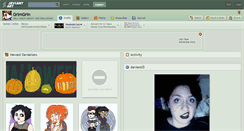 Desktop Screenshot of grimgrin.deviantart.com