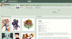 Desktop Screenshot of miyumotou.deviantart.com