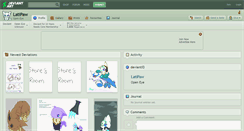 Desktop Screenshot of latipaw.deviantart.com