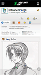 Mobile Screenshot of kitsuneorenjii.deviantart.com