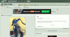 Desktop Screenshot of inflato-phraggle.deviantart.com