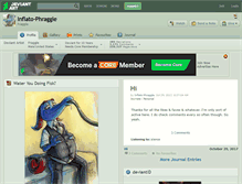 Tablet Screenshot of inflato-phraggle.deviantart.com