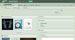 Desktop Screenshot of chryorchid.deviantart.com