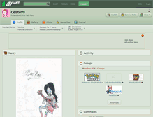 Tablet Screenshot of celste99.deviantart.com
