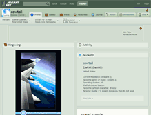Tablet Screenshot of cowtail.deviantart.com