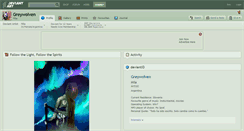 Desktop Screenshot of greywolven.deviantart.com