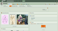 Desktop Screenshot of kumogirl.deviantart.com