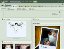 Tablet Screenshot of el-es-dee.deviantart.com