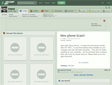 Tablet Screenshot of impse.deviantart.com