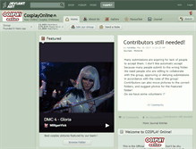 Tablet Screenshot of cosplayonline.deviantart.com