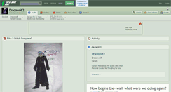 Desktop Screenshot of dracowolf2.deviantart.com