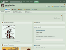 Tablet Screenshot of gaarachanclub.deviantart.com