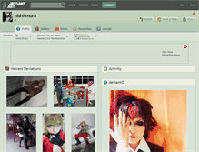 Tablet Screenshot of nishi-mura.deviantart.com