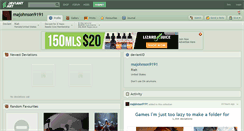 Desktop Screenshot of majohnson9191.deviantart.com
