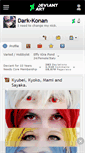 Mobile Screenshot of dark-konan.deviantart.com