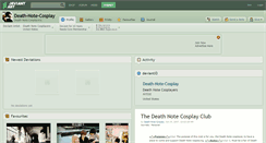 Desktop Screenshot of death-note-cosplay.deviantart.com