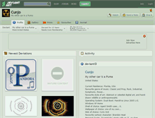 Tablet Screenshot of cunjo.deviantart.com