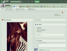 Tablet Screenshot of amelee.deviantart.com