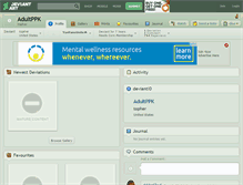 Tablet Screenshot of adultppk.deviantart.com