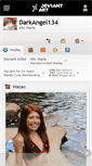Mobile Screenshot of darkangel134.deviantart.com