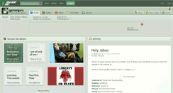 Desktop Screenshot of gamerguru.deviantart.com