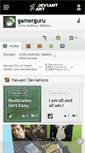 Mobile Screenshot of gamerguru.deviantart.com