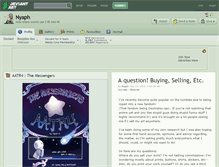 Tablet Screenshot of nyaph.deviantart.com