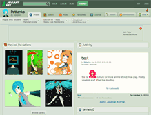 Tablet Screenshot of pettanko.deviantart.com