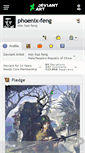 Mobile Screenshot of phoenix-feng.deviantart.com