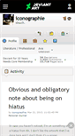 Mobile Screenshot of iconographie.deviantart.com