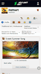 Mobile Screenshot of mattsart.deviantart.com