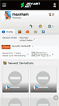 Mobile Screenshot of maxmam.deviantart.com