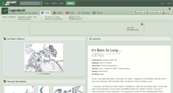 Desktop Screenshot of legendaryd.deviantart.com