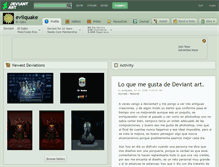 Tablet Screenshot of evilquake.deviantart.com
